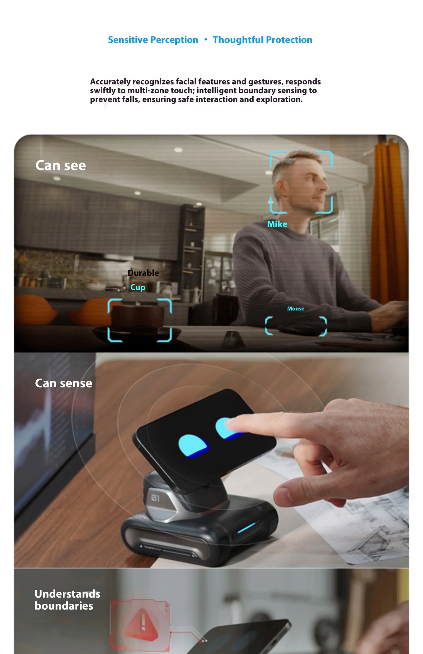 LOOI Smart Pet – Compagnon émotionnel intelligent GPT et DeepSeek AI
