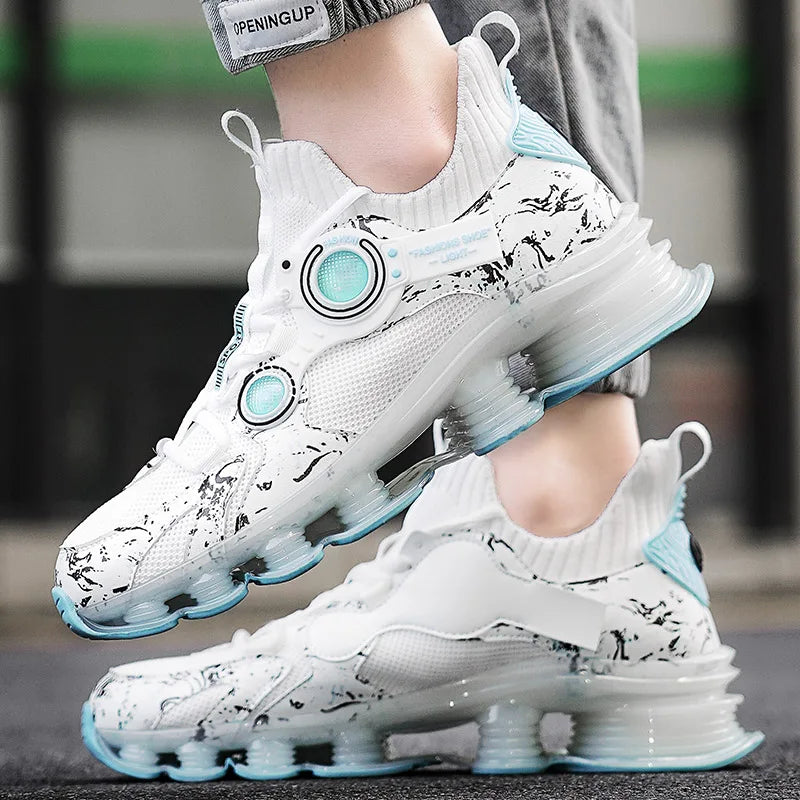 YRZL  Platform Sneakers - Designer Blade Running Shoes