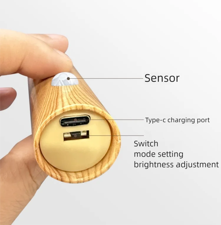 LED Night Light – USB Rechargeable Motion Sensor Lamp