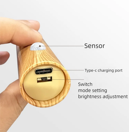 LED Night Light – USB Rechargeable Motion Sensor Lamp
