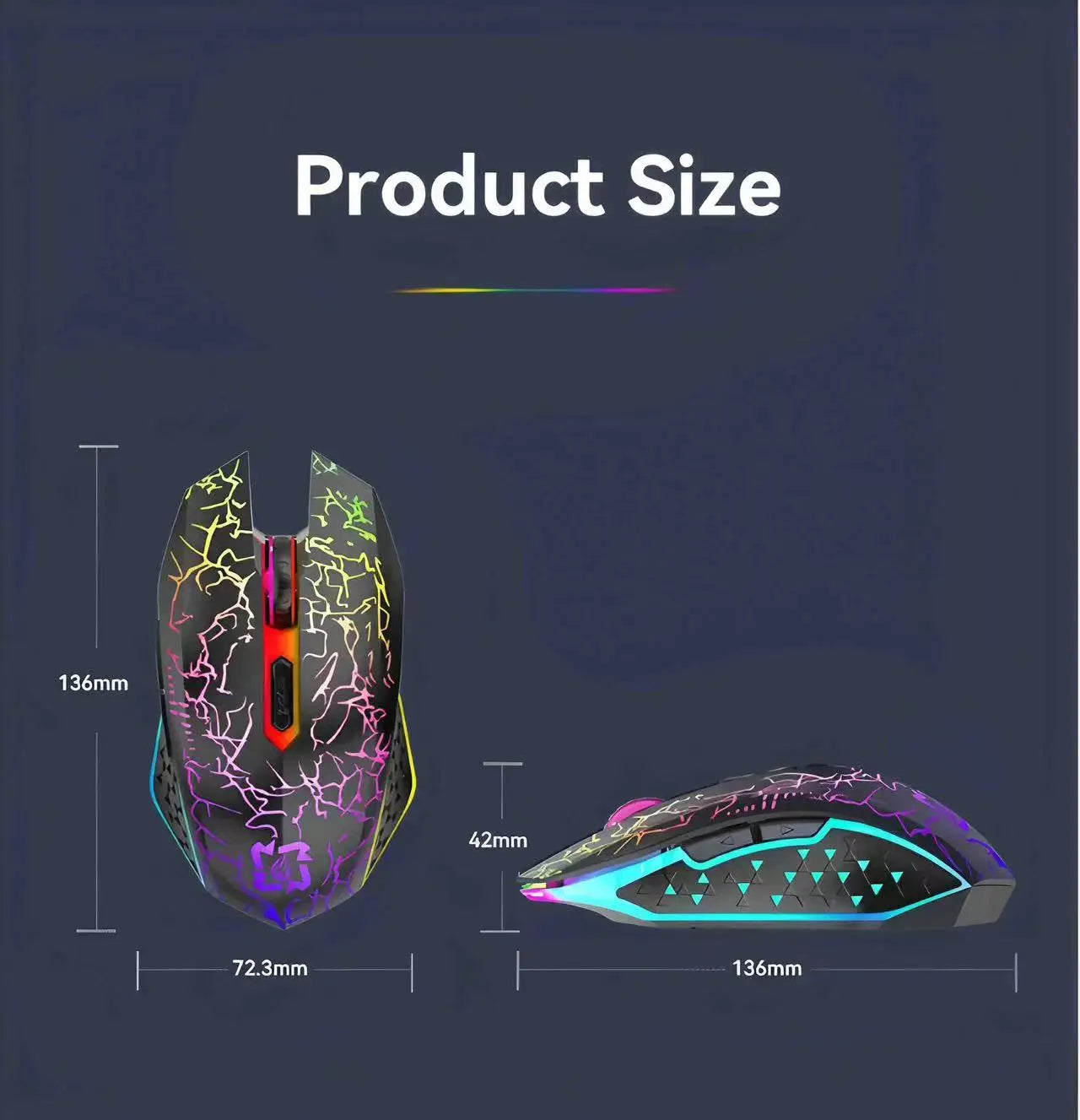 2.4G Wireless RGB Gaming Mouse