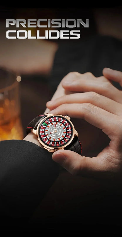 BONEST GATTI Luxury Rotating Roulette Watch
