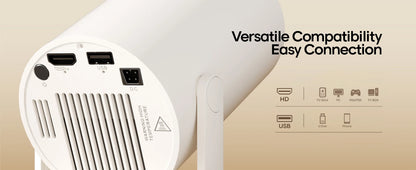 4K Portable Projector – Android 11, 8000 Lumens