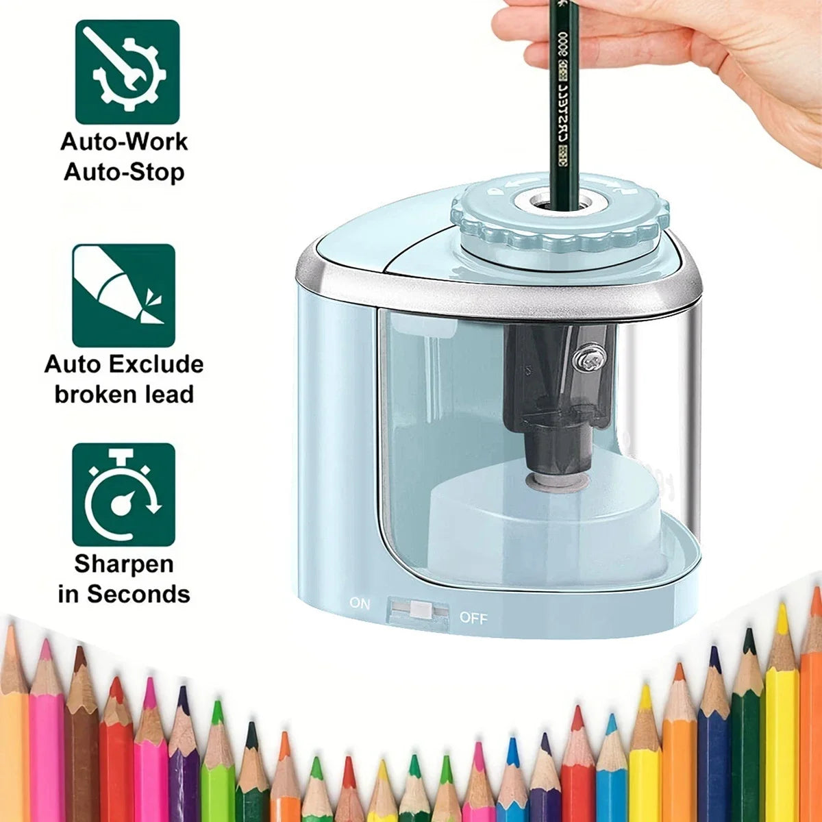 Electric Desktop Pencil Sharpener