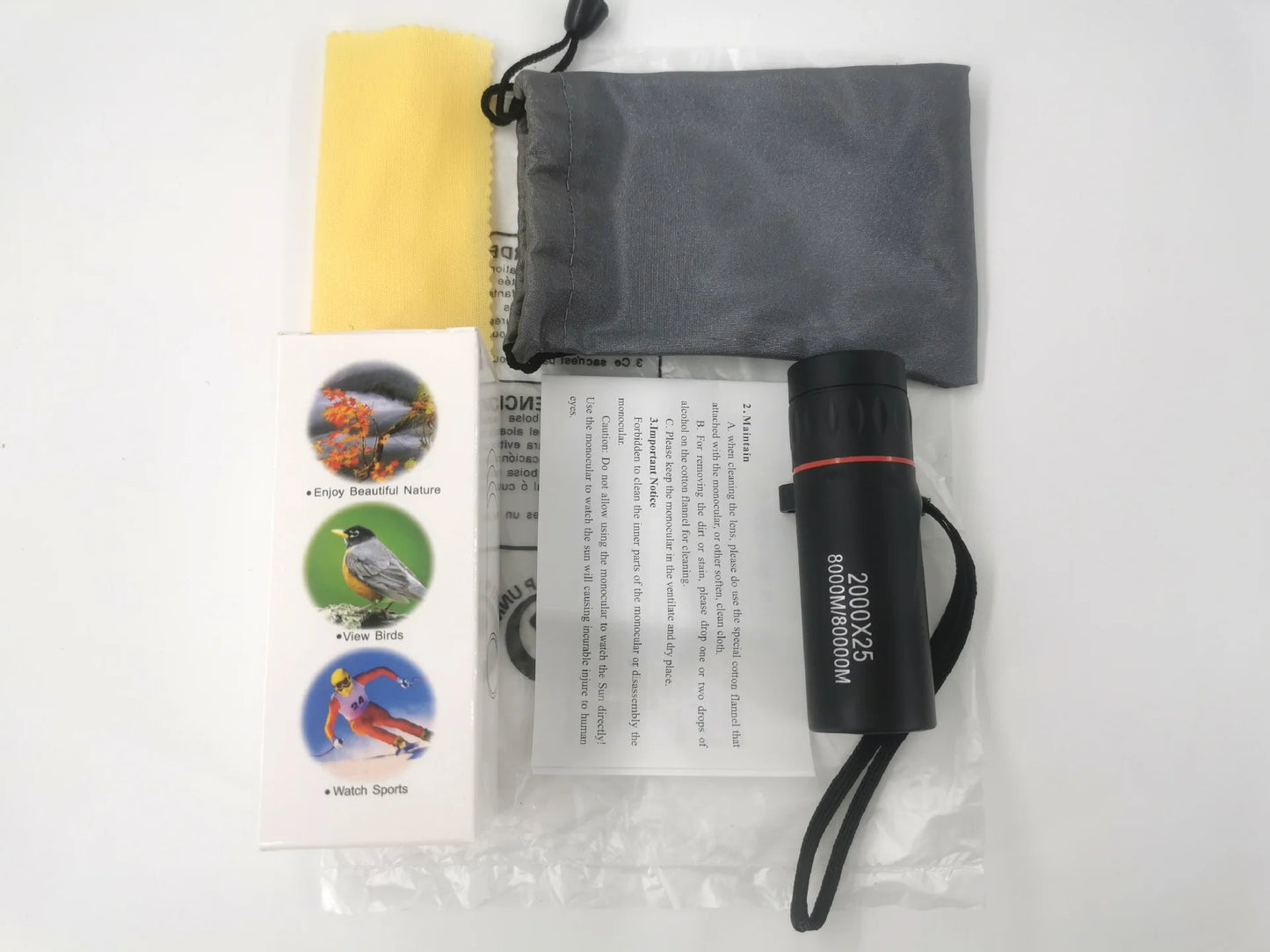 2000x25 HD Monocular Telescope – Mini