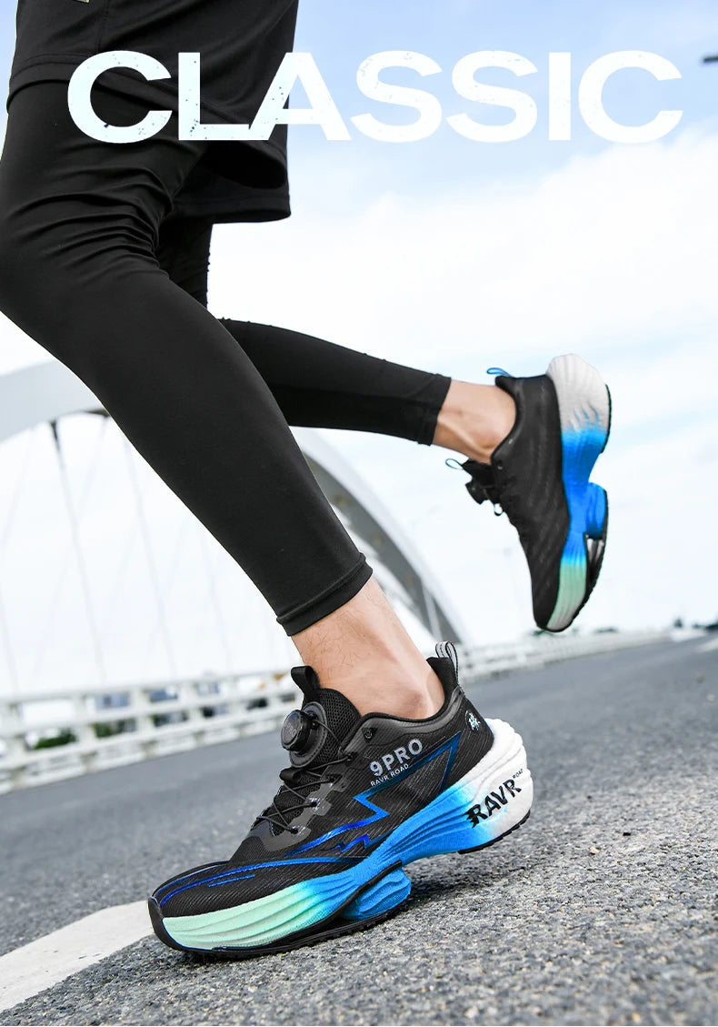 RAVR Carbon Plate Running Shoes - Cushioning Marathon Athletic