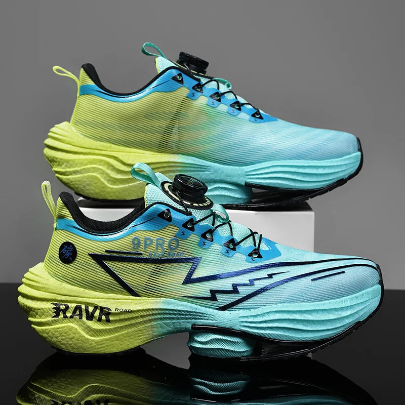 RAVR Carbon Plate Running Shoes - Cushioning Marathon Athletic