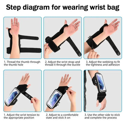 HAISSKY Running Armband - Touch Screen Sports Wristband for iPhone