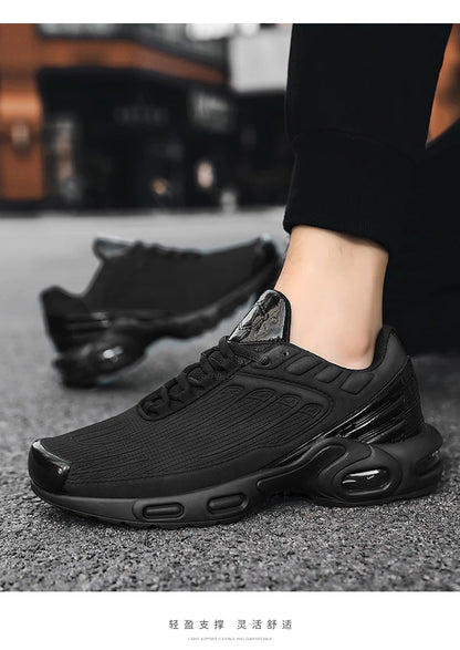 Men's Lightweight Running Shoes - Breathable Non-Slip Sports Sneakers