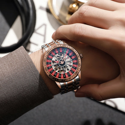 DULUNWE Spinning Roulette Automatic Watch