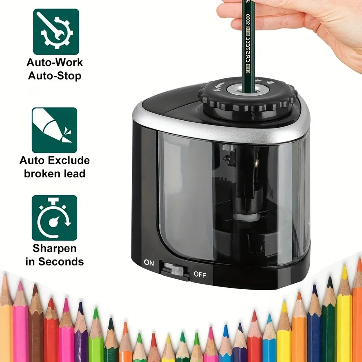 Electric Desktop Pencil Sharpener