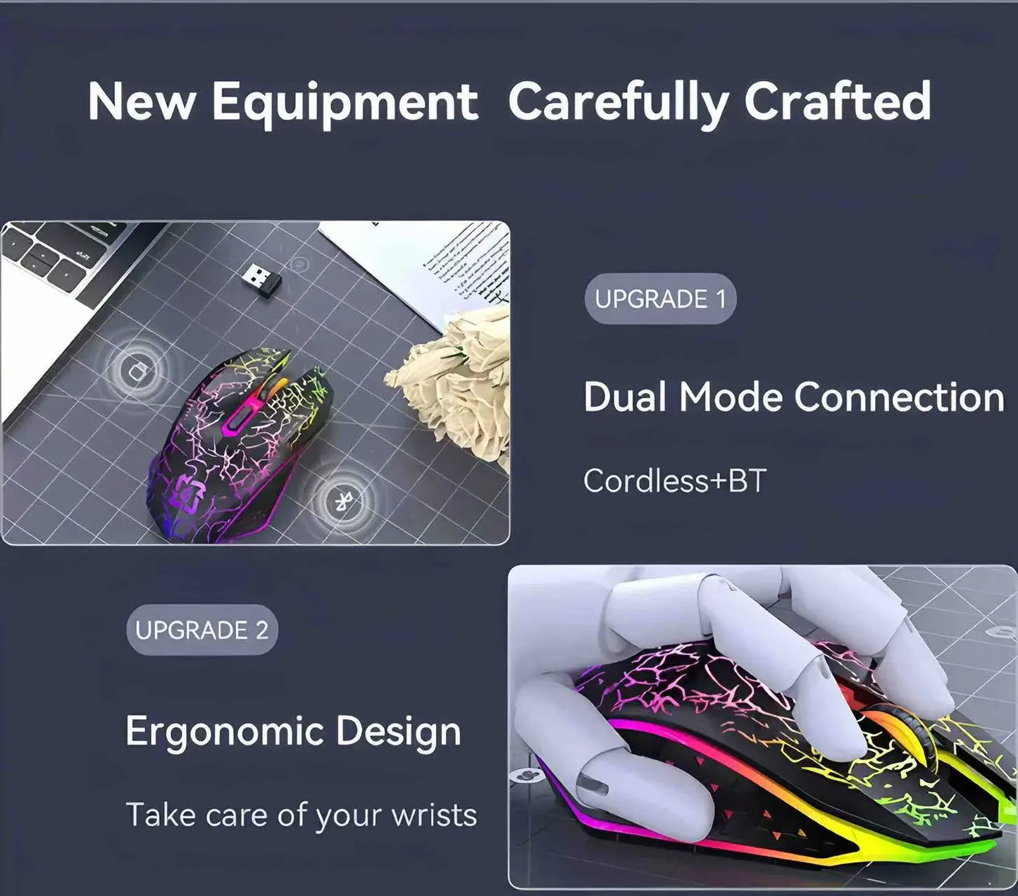 2.4G Wireless RGB Gaming Mouse