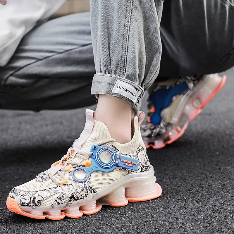 YRZL  Platform Sneakers - Designer Blade Running Shoes