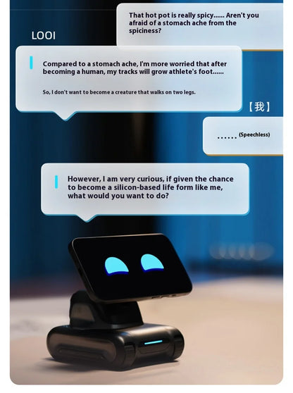 LOOI Smart Pet – Compagnon émotionnel intelligent GPT et DeepSeek AI