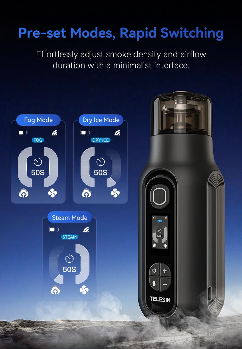 Machine à fumée portable TELESIN