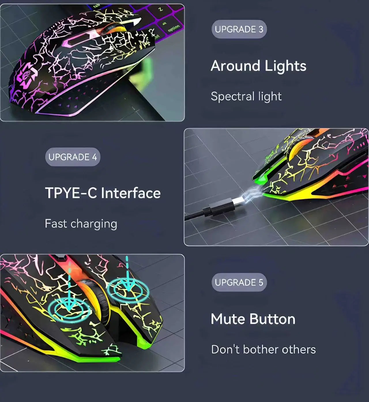 2.4G Wireless RGB Gaming Mouse