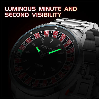 TIMEARTX Roulette Watch - waterproof