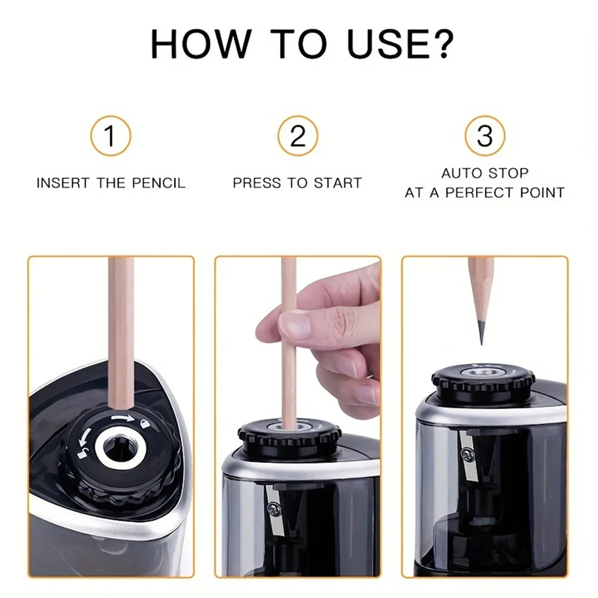 Electric Desktop Pencil Sharpener