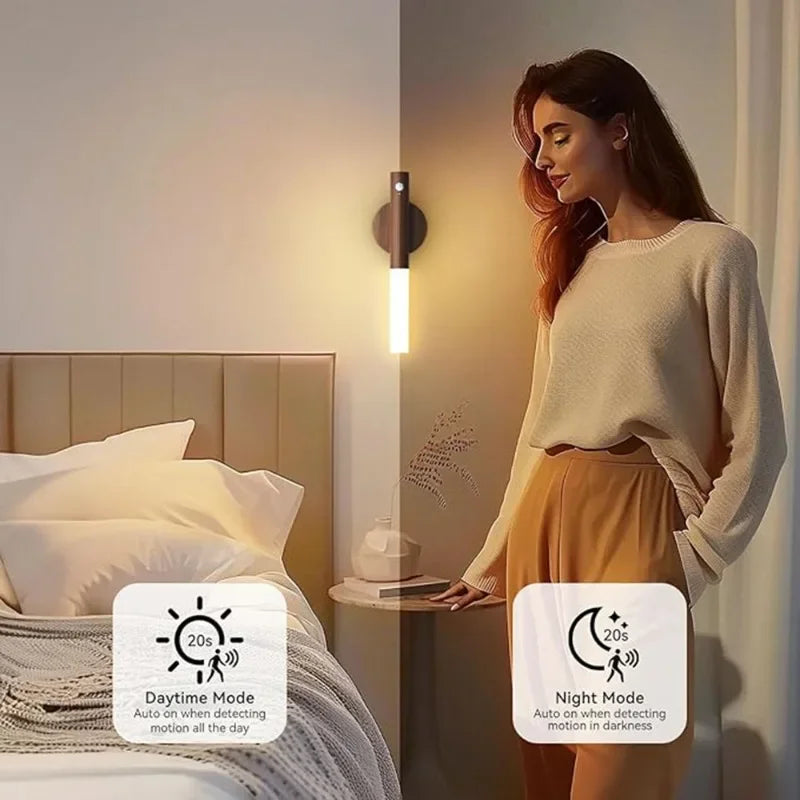 LED Night Light – USB Rechargeable Motion Sensor Lamp
