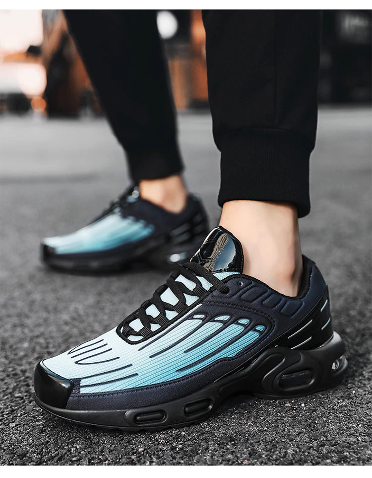 Men's Lightweight Running Shoes - Breathable Non-Slip Sports Sneakers