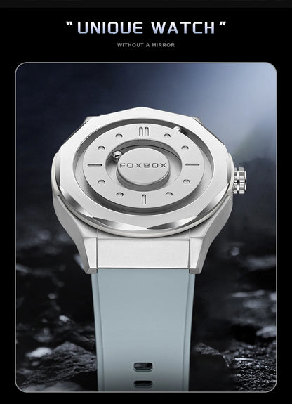 FOXBOX Watch - Magnetic Scrolling Pointer Waterproof Quartz