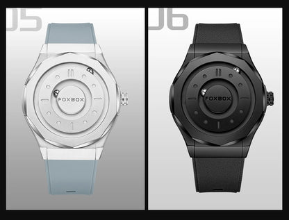 FOXBOX Watch - Magnetic Scrolling Pointer Waterproof Quartz
