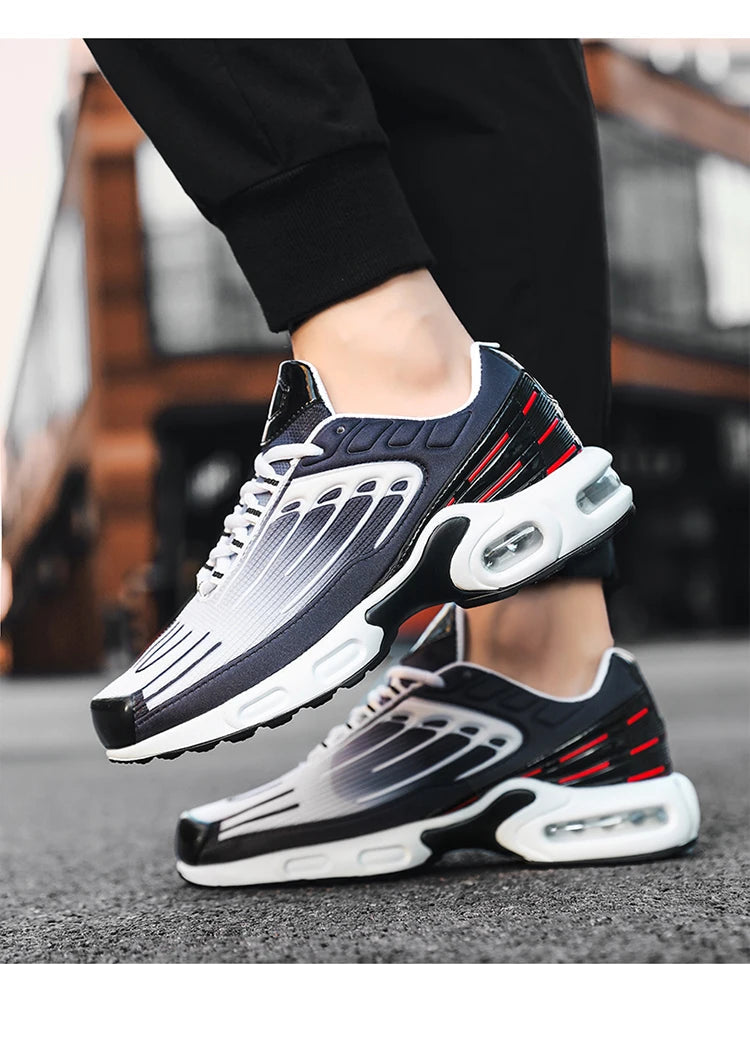 Men's Lightweight Running Shoes - Breathable Non-Slip Sports Sneakers