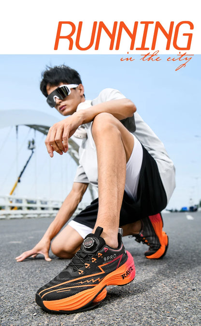 RAVR Carbon Plate Running Shoes - Cushioning Marathon Athletic