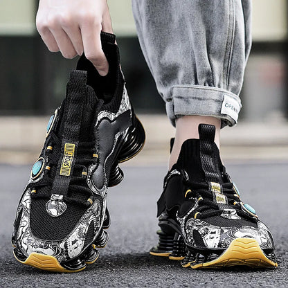 YRZL  Platform Sneakers - Designer Blade Running Shoes