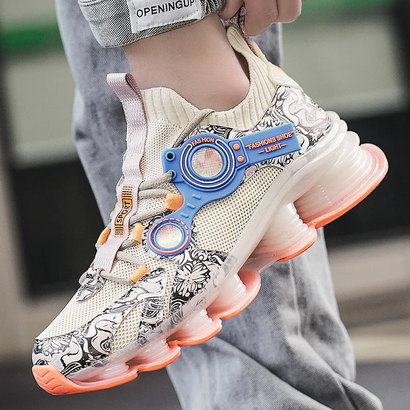 YRZL  Platform Sneakers - Designer Blade Running Shoes