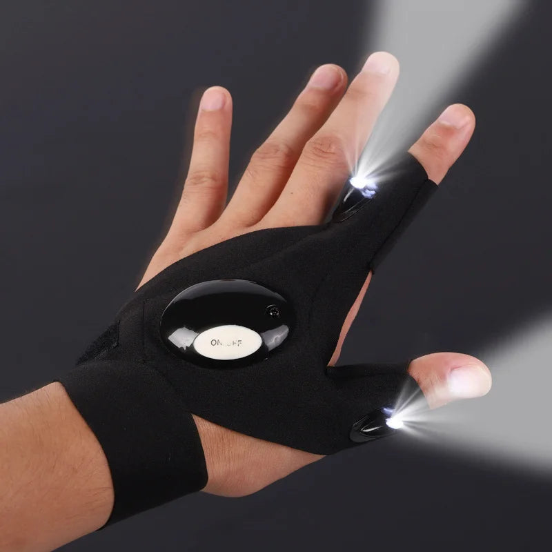 Light-Up Gloves - Breathable Adjustable