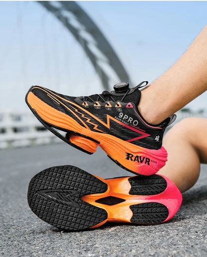 RAVR Carbon Plate Running Shoes - Cushioning Marathon Athletic