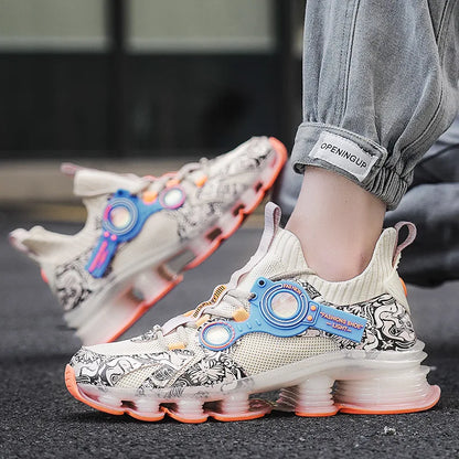 YRZL  Platform Sneakers - Designer Blade Running Shoes