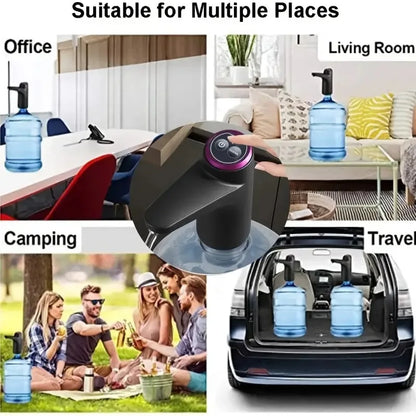 Portable 5-Gallon Water Dispenser – USB Rechargeable Automatic Electric Pump