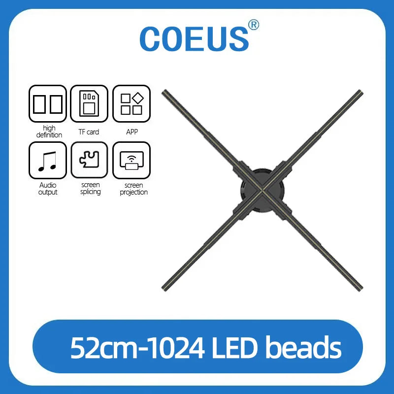 COEUS P65 3D Hologram Fan