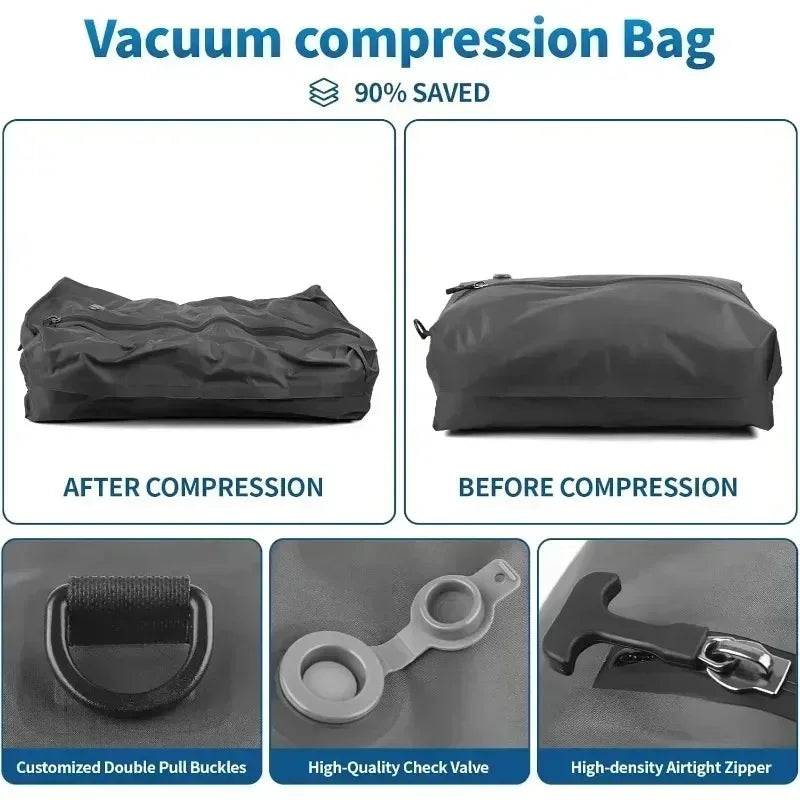 SpaceSaver 17L – Vacuum Compression Travel Bag with Pump