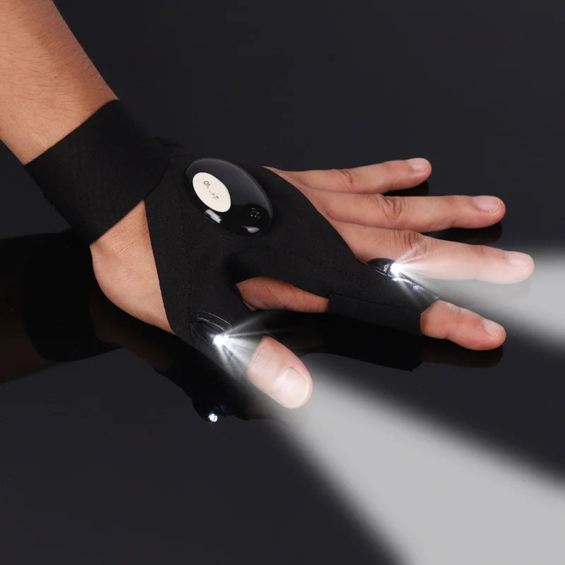 Light-Up Gloves - Breathable Adjustable