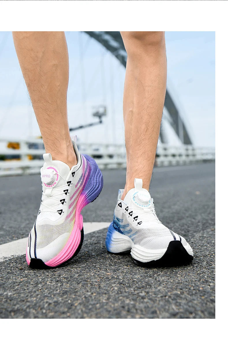 RAVR Carbon Plate Running Shoes - Cushioning Marathon Athletic