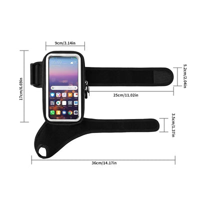 HAISSKY Running Armband - Touch Screen Sports Wristband for iPhone