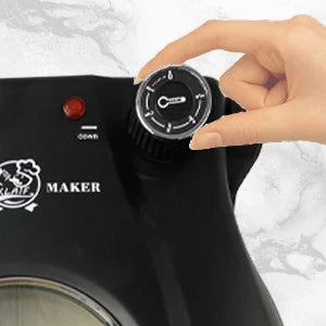 Appareil à pizza électrique 420 °C – 1200 W, plaque en pierre