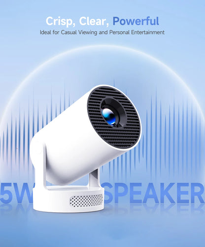 4K Portable Projector – Android 11, 8000 Lumens