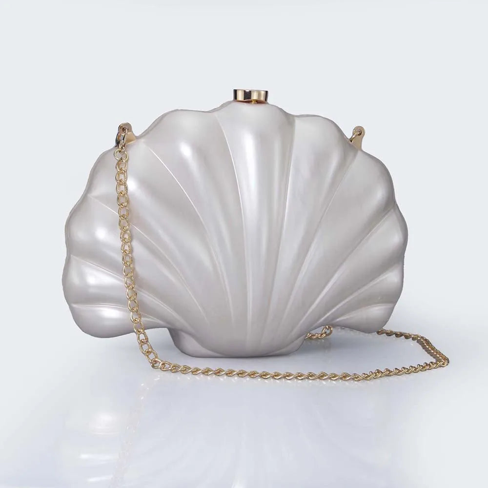 Female Shell Acrylic Box Clutches Lady Gift Evening Bag Party Prom Stones Handbags Luxury Women Wedding Bridal Clutch Purse Bag