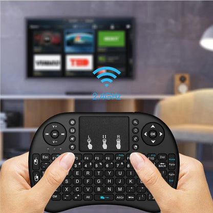 Mini wireless keyboard with touchpad