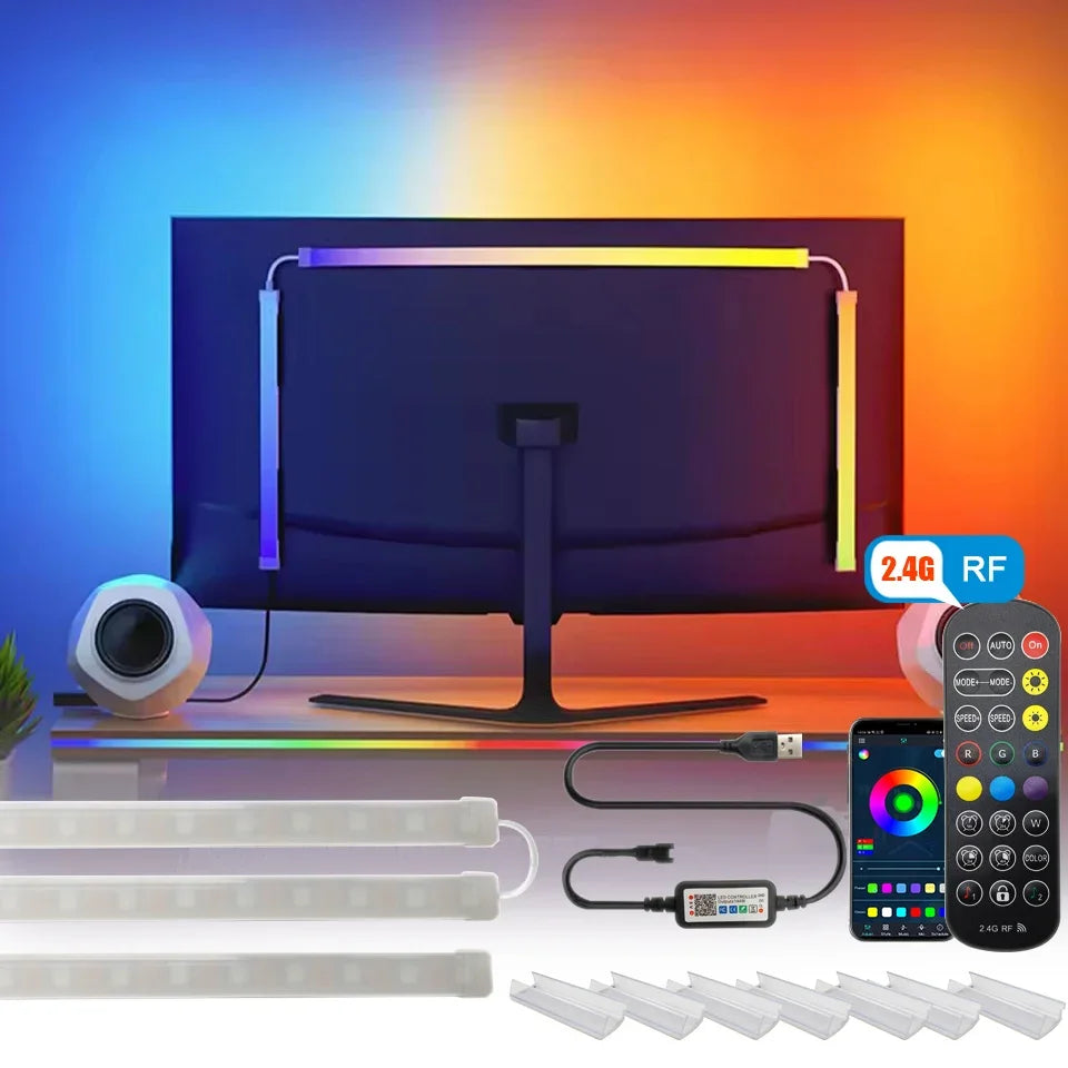RGBIC LED Monitor Light Strip –  Sync Lights