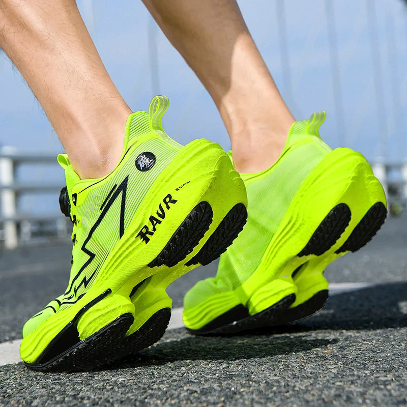 RAVR Carbon Plate Running Shoes - Cushioning Marathon Athletic