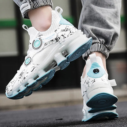 YRZL  Platform Sneakers - Designer Blade Running Shoes