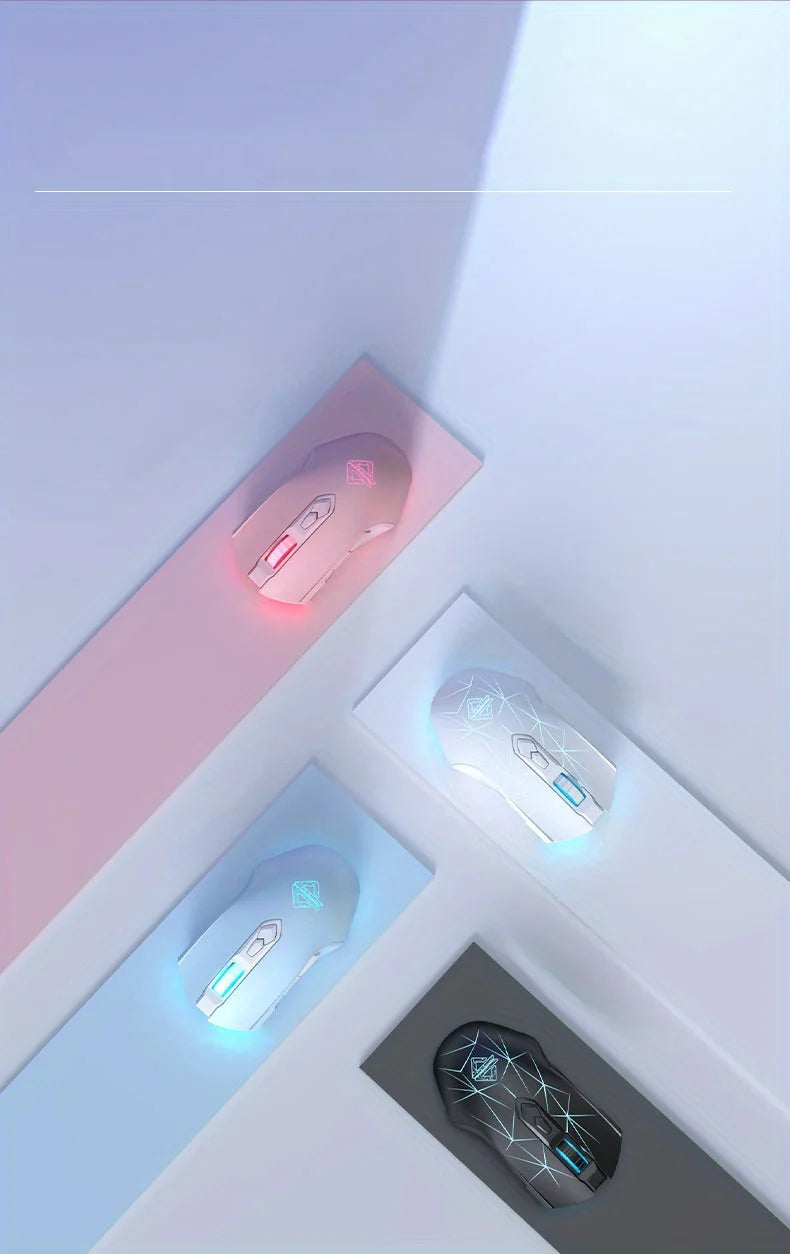 Ajazz AJ52Pro RGB Wireless Gaming Mouse – 4800 DPI rechargeable Mouse