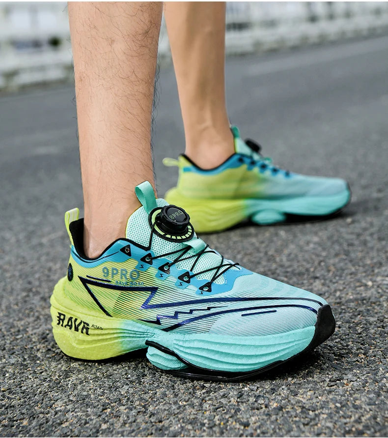 RAVR Carbon Plate Running Shoes - Cushioning Marathon Athletic