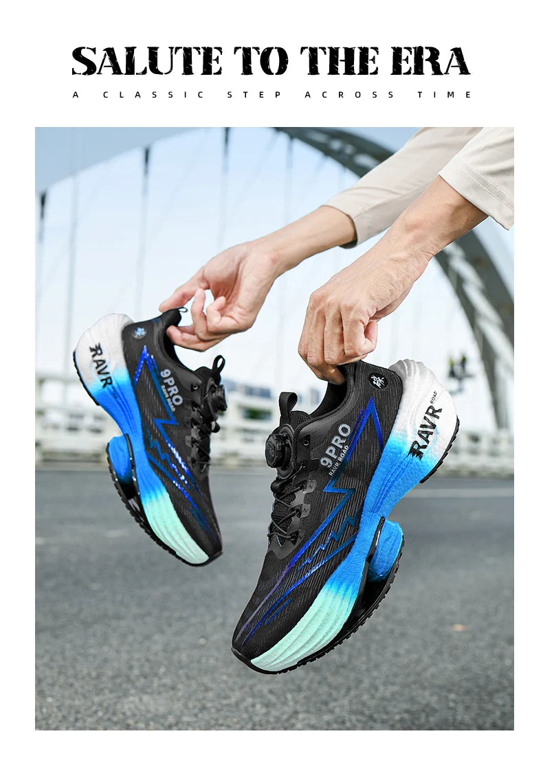 RAVR Carbon Plate Running Shoes - Cushioning Marathon Athletic