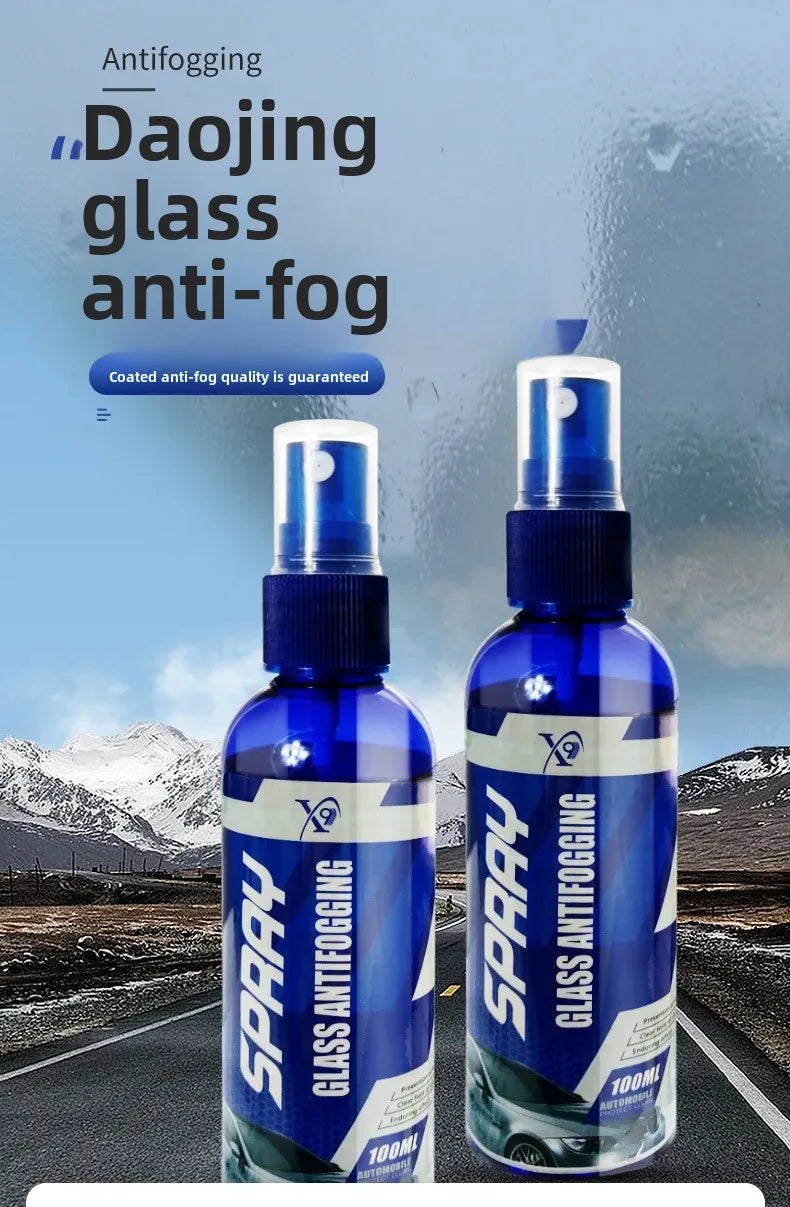 Car Fog & Rain Repellent Coating — Rearview Mirror & Windshield